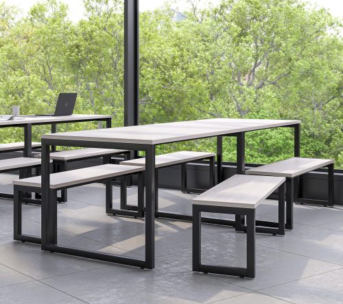 <h5>Lyra Breakout Poseur & Picnic Hooped Leg Furniture - Image 11
