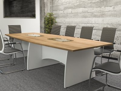 <h5>Boat Shaped Boardroom & Meeting Tables