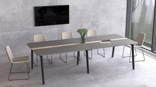 <h5>Delta Wood Meeting Tables - Image 4