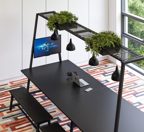<H5>Aspect Tables with Over Head Frame - Image 2