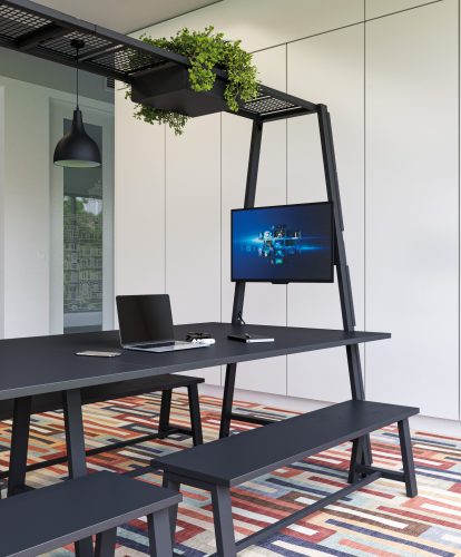 <H5>Aspect Tables with Over Head Frame - Image 3