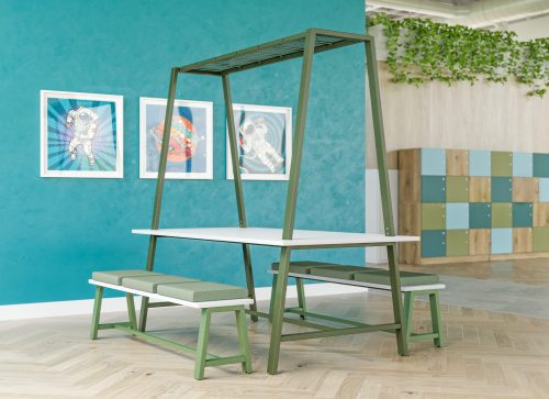 <H5>Aspect Tables with Over Head Frame - Image 5