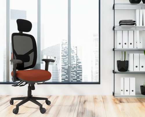 <h4>Athena Aero Multi-Functional Mesh Back Task Chair with Adjustable Headrest<h4> - Image 5
