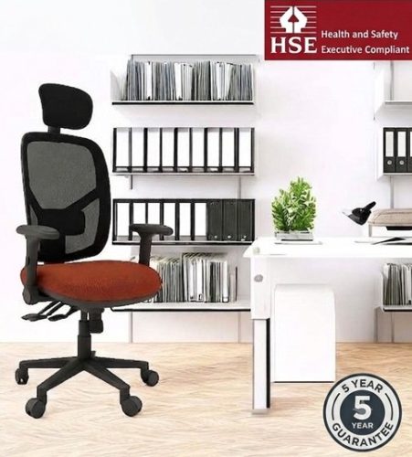 <h4>Athena Aero Multi-Functional Mesh Back Task Chair with Adjustable Headrest<h4> - Image 2